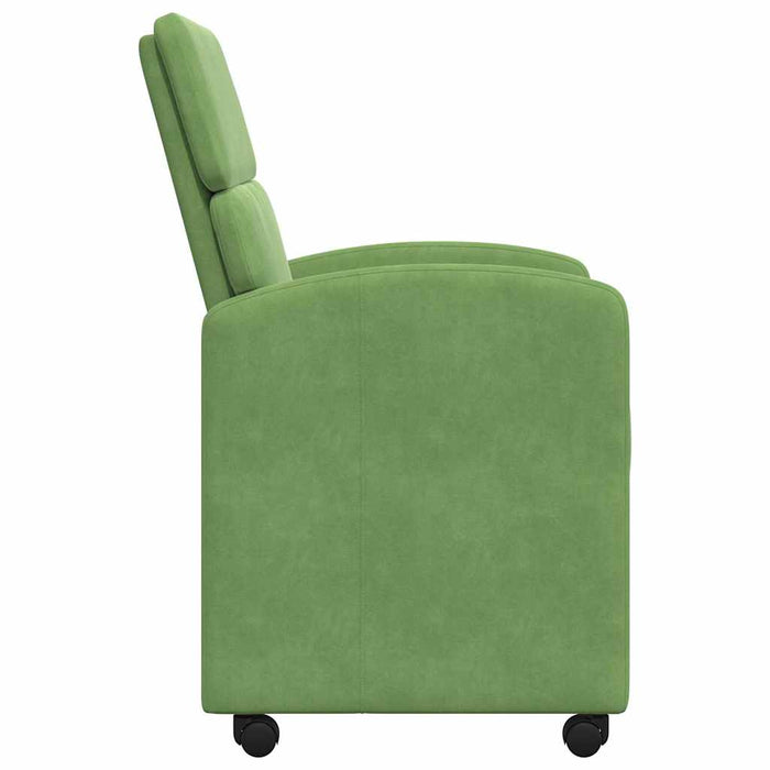 Scaune de dining cu roți 2 pcs Lysegrønn 58 x 65 x 98 cm - WALTI WALTI
