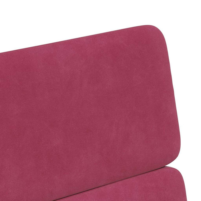 Scaune de dining cu roți 2 pcs bordo 58 x 65 x 98 cm Catifea - WALTI WALTI