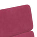Scaune de dining cu roți 2 pcs bordo 58 x 65 x 98 cm Catifea - WALTI WALTI