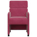 Scaune de dining cu roți 2 pcs bordo 58 x 65 x 98 cm Catifea - WALTI WALTI