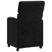 Scaune de dining cu roți 2 pcs Negru 58 x 65 x 98 cm Catifea - WALTI WALTI