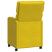 Scaune de dining cu roți 2 pcs Galben 58 x 65 x 98 cm Catifea - WALTI WALTI