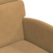 Scaune de dining cu roți 2 pcs Maro 58 x 65 x 98 cm Catifea - WALTI WALTI