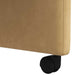 Scaune de dining cu roți 2 pcs Maro 58 x 65 x 98 cm Catifea - WALTI WALTI