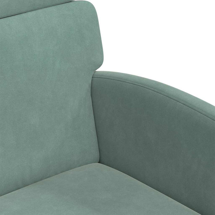 Scaune de dining cu roți 2 pcs verde-albăstriu 58 x 65 x 98 cm - WALTI WALTI