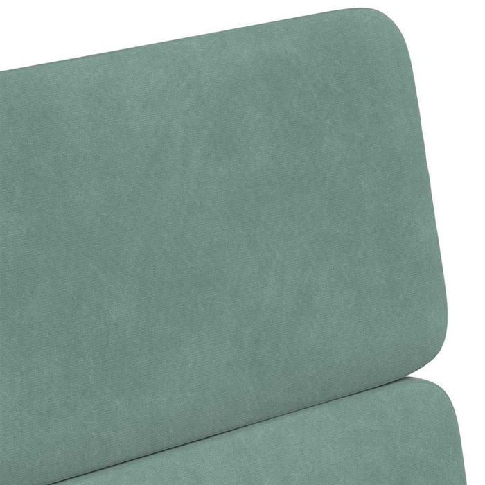 Scaune de dining cu roți 2 pcs verde-albăstriu 58 x 65 x 98 cm - WALTI WALTI