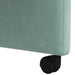 Scaune de dining cu roți 2 pcs verde-albăstriu 58 x 65 x 98 cm - WALTI WALTI