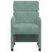 Scaune de dining cu roți 2 pcs verde-albăstriu 58 x 65 x 98 cm - WALTI WALTI