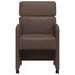 Scaune de dining cu roți cu roți 2 pcs Maro 58 x 65 x 98 cm - WALTI WALTI