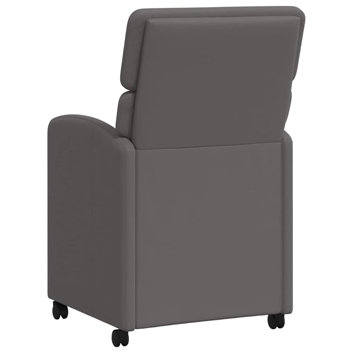 Scaune de dining cu roți cu roți 2 pcs Gri 58 x 65 x 98 cm - WALTI WALTI