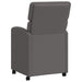 Scaune de dining cu roți cu roți 2 pcs Gri 58 x 65 x 98 cm - WALTI WALTI