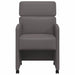 Scaune de dining cu roți cu roți 2 pcs Gri 58 x 65 x 98 cm - WALTI WALTI