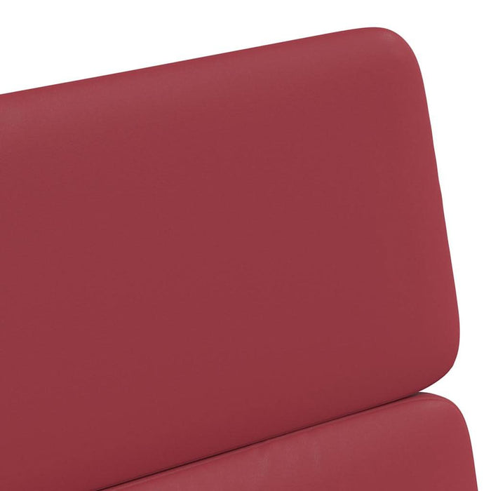 Scaune de dining cu roți cu roți 2 pcs bordo 58 x 65 x 98 cm - WALTI WALTI