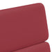 Scaune de dining cu roți cu roți 2 pcs bordo 58 x 65 x 98 cm - WALTI WALTI