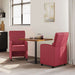 Scaune de dining cu roți cu roți 2 pcs bordo 58 x 65 x 98 cm - WALTI WALTI