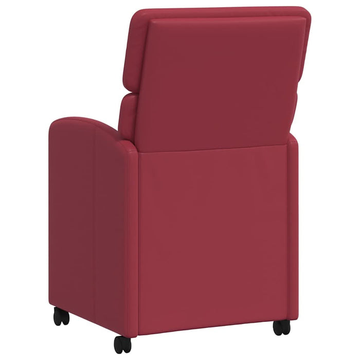 Scaune de dining cu roți cu roți 2 pcs bordo 58 x 65 x 98 cm - WALTI WALTI