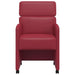 Scaune de dining cu roți cu roți 2 pcs bordo 58 x 65 x 98 cm - WALTI WALTI