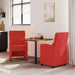Scaune de dining cu roți cu roți 2 pcs Roșu 58 x 65 x 98 cm - WALTI WALTI