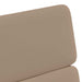 Scaune de dining cu roți 2 pcs Cappuccino 58 x 65 x 98 cm - WALTI WALTI