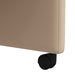 Scaune de dining cu roți 2 pcs Cappuccino 58 x 65 x 98 cm - WALTI WALTI