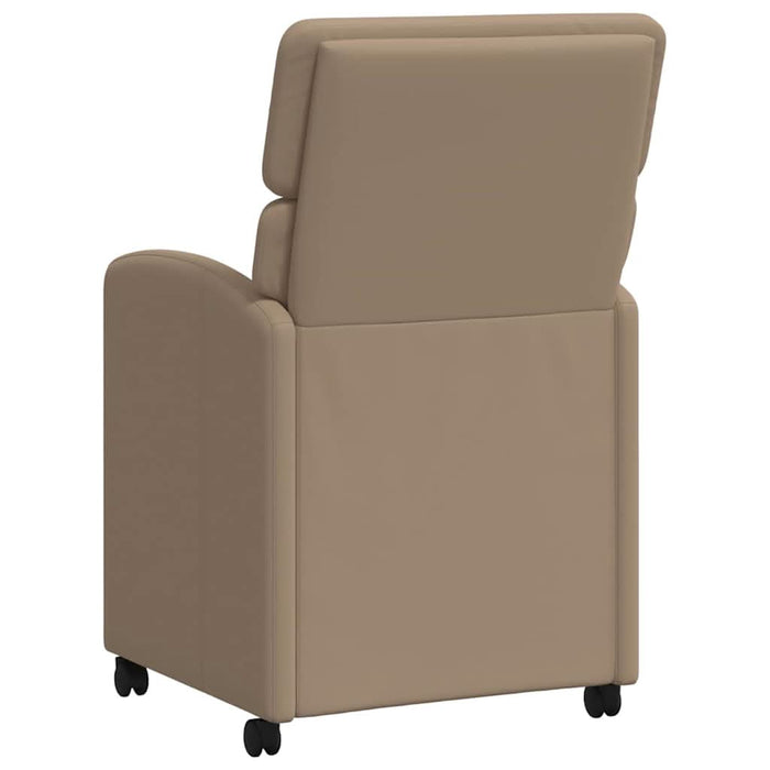 Scaune de dining cu roți 2 pcs Cappuccino 58 x 65 x 98 cm - WALTI WALTI