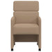 Scaune de dining cu roți 2 pcs Cappuccino 58 x 65 x 98 cm - WALTI WALTI