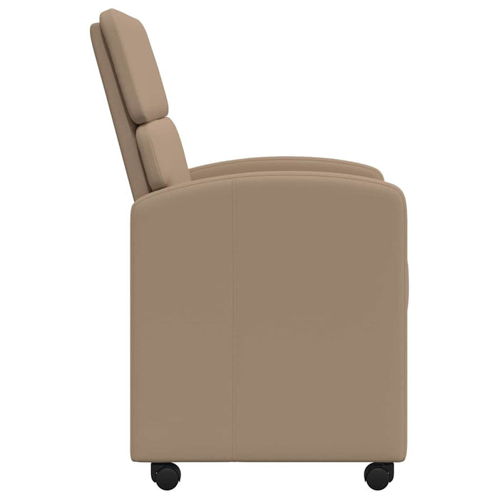 Scaune de dining cu roți 2 pcs Cappuccino 58 x 65 x 98 cm - WALTI WALTI