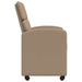 Scaune de dining cu roți 2 pcs Cappuccino 58 x 65 x 98 cm - WALTI WALTI