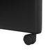 Scaune de dining cu roți cu roți 2 pcs Negru 58 x 65 x 98 cm - WALTI WALTI
