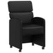 Scaune de dining cu roți cu roți 2 pcs Negru 58 x 65 x 98 cm - WALTI WALTI