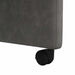 Scaune de dining cu roți cu roți 2 pcs Negru 58 x 67 x 97 cm - WALTI WALTI