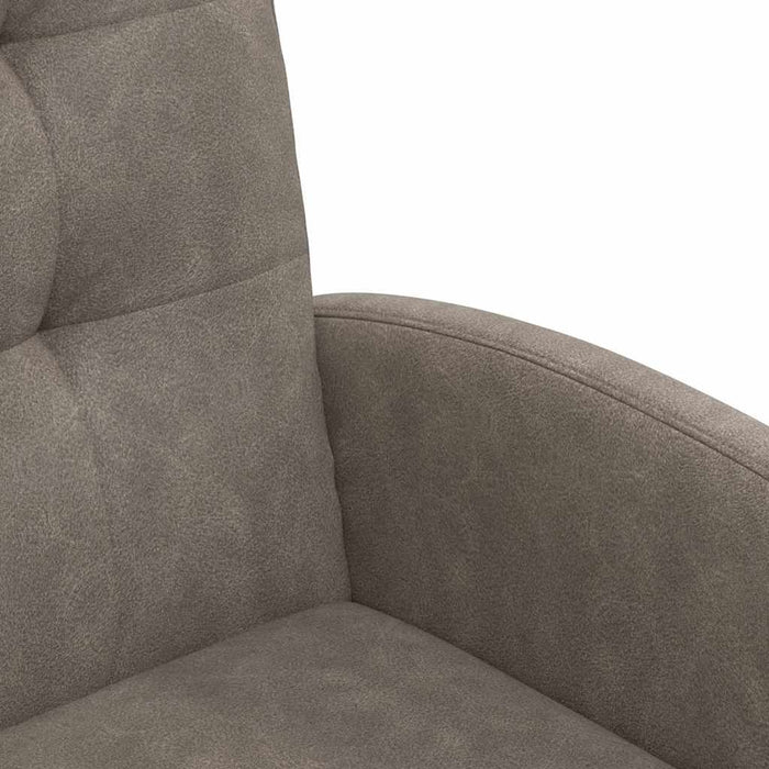 Scaune de dining cu roți cu roți 2 pcs Gri 58 x 67 x 97 cm - WALTI WALTI