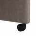Scaune de dining cu roți cu roți 2 pcs Gri 58 x 67 x 97 cm - WALTI WALTI