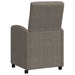 Scaune de dining cu roți cu roți 2 pcs Gri 58 x 67 x 97 cm - WALTI WALTI
