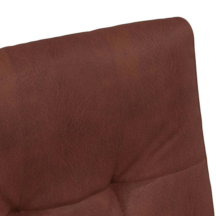 Scaune de dining cu roți 2 pcs Maro lucios 58 x 67 x 97 cm - WALTI WALTI