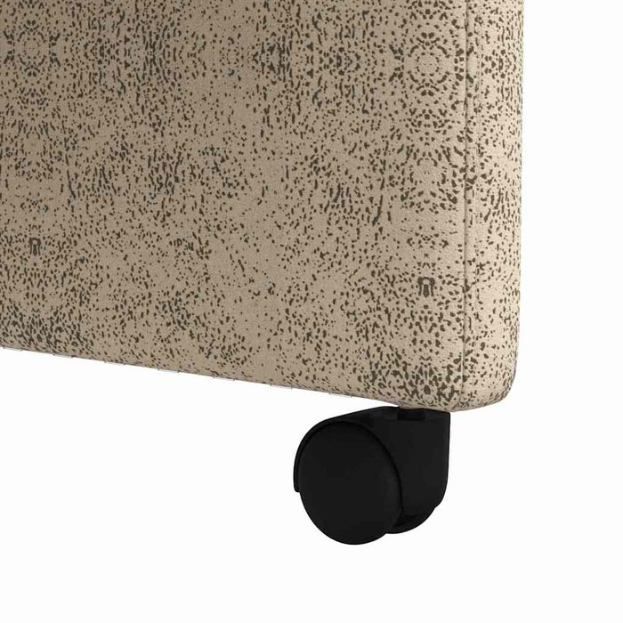 Scaune de dining cu roți 2 pcs Gri deschis 57 x 67 x 98 cm - WALTI WALTI