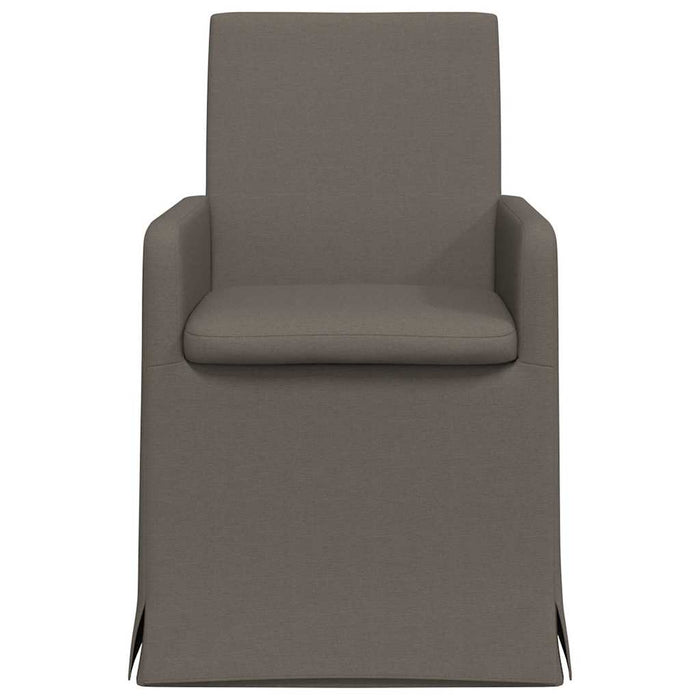 Scaune de dining cu roți 2 pcs Gri deschis 57 x 67 x 95 cm in - WALTI WALTI