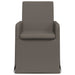 Scaune de dining cu roți 2 pcs Gri deschis 57 x 67 x 95 cm in - WALTI WALTI