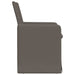 Scaune de dining cu roți 2 pcs Gri deschis 57 x 67 x 95 cm in - WALTI WALTI