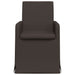Scaune de dining cu roți 2 pcs Gri închis 57 x 67 x 95 cm in - WALTI WALTI