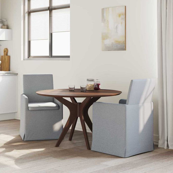 Scaune de dining 2 pcs Gri deschis 57 x 67 x 95 cm țesătură - WALTI WALTI