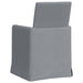 Scaune de dining 2 pcs Gri deschis 57 x 67 x 95 cm țesătură - WALTI WALTI