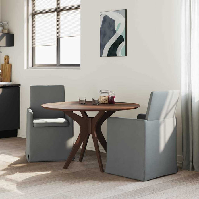 Scaune de dining 2 pcs Gri închis 57 x 67 x 95 cm țesătură - WALTI WALTI