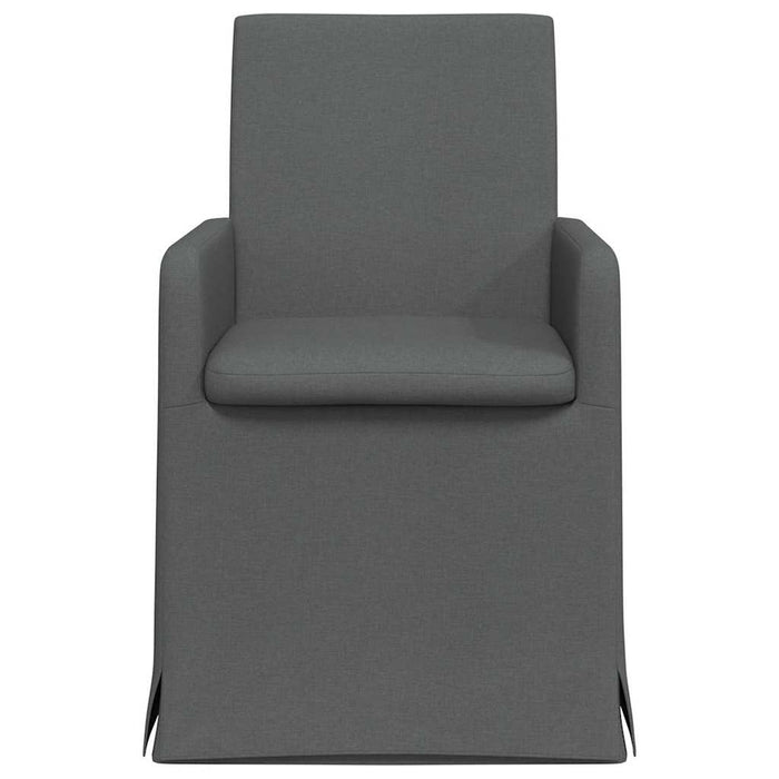 Scaune de dining 2 pcs Gri închis 57 x 67 x 95 cm țesătură - WALTI WALTI