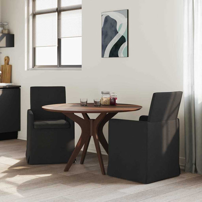 Scaune de dining 2 pcs Negru 57 x 67 x 95 cm țesătură - WALTI WALTI