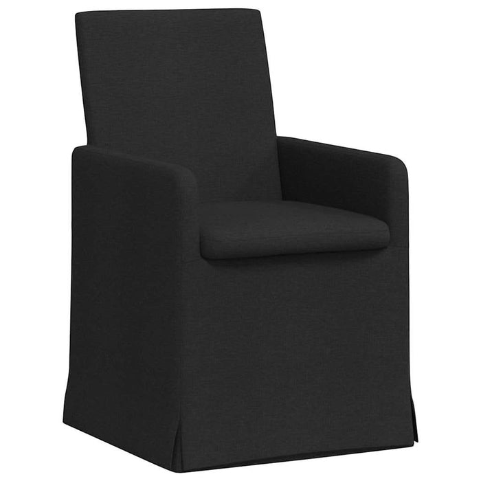 Scaune de dining 2 pcs Negru 57 x 67 x 95 cm țesătură - WALTI WALTI