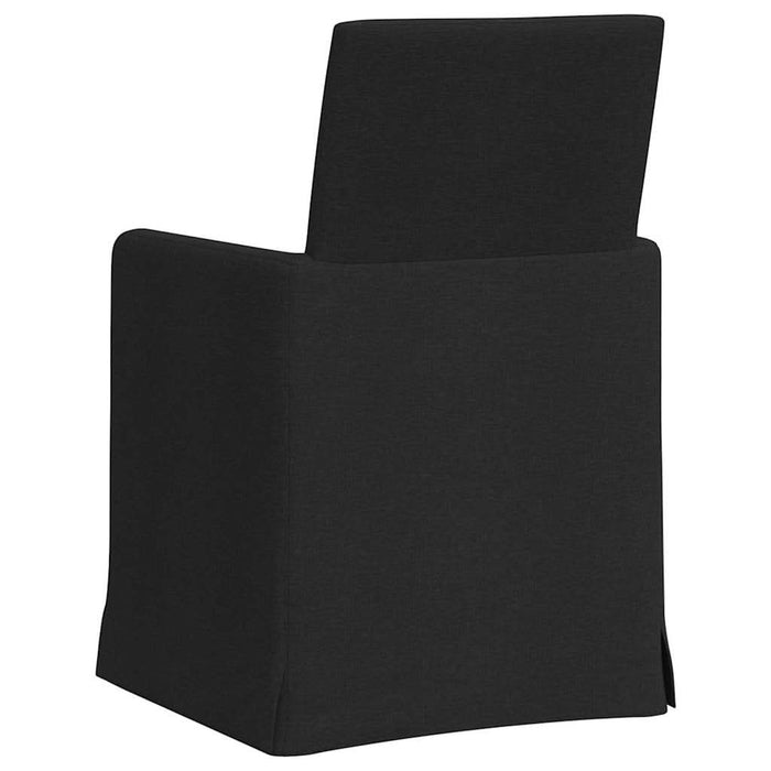 Scaune de dining 2 pcs Negru 57 x 67 x 95 cm țesătură - WALTI WALTI