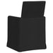 Scaune de dining 2 pcs Negru 57 x 67 x 95 cm țesătură - WALTI WALTI