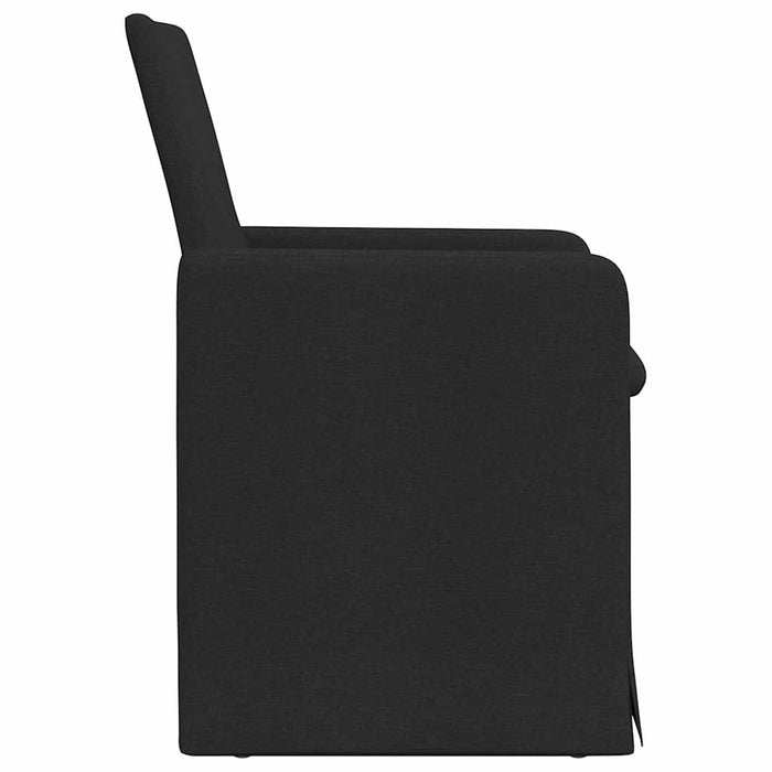 Scaune de dining 2 pcs Negru 57 x 67 x 95 cm țesătură - WALTI WALTI