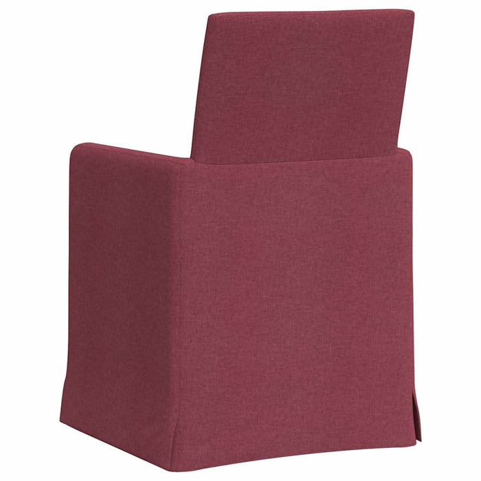 Scaune de dining 2 pcs bordo 57 x 67 x 95 cm țesătură - WALTI WALTI